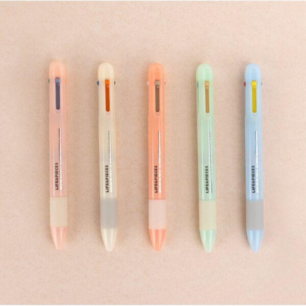 Alle Farben der&nbsp;4-color-Pen, Vier-Farb-Gelstifte 0,4mm von Livework.