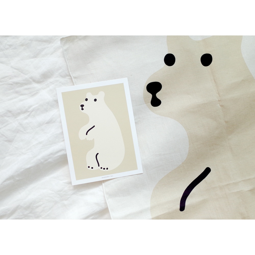 Postkarte - Huggy Bear Cream – Bild 4