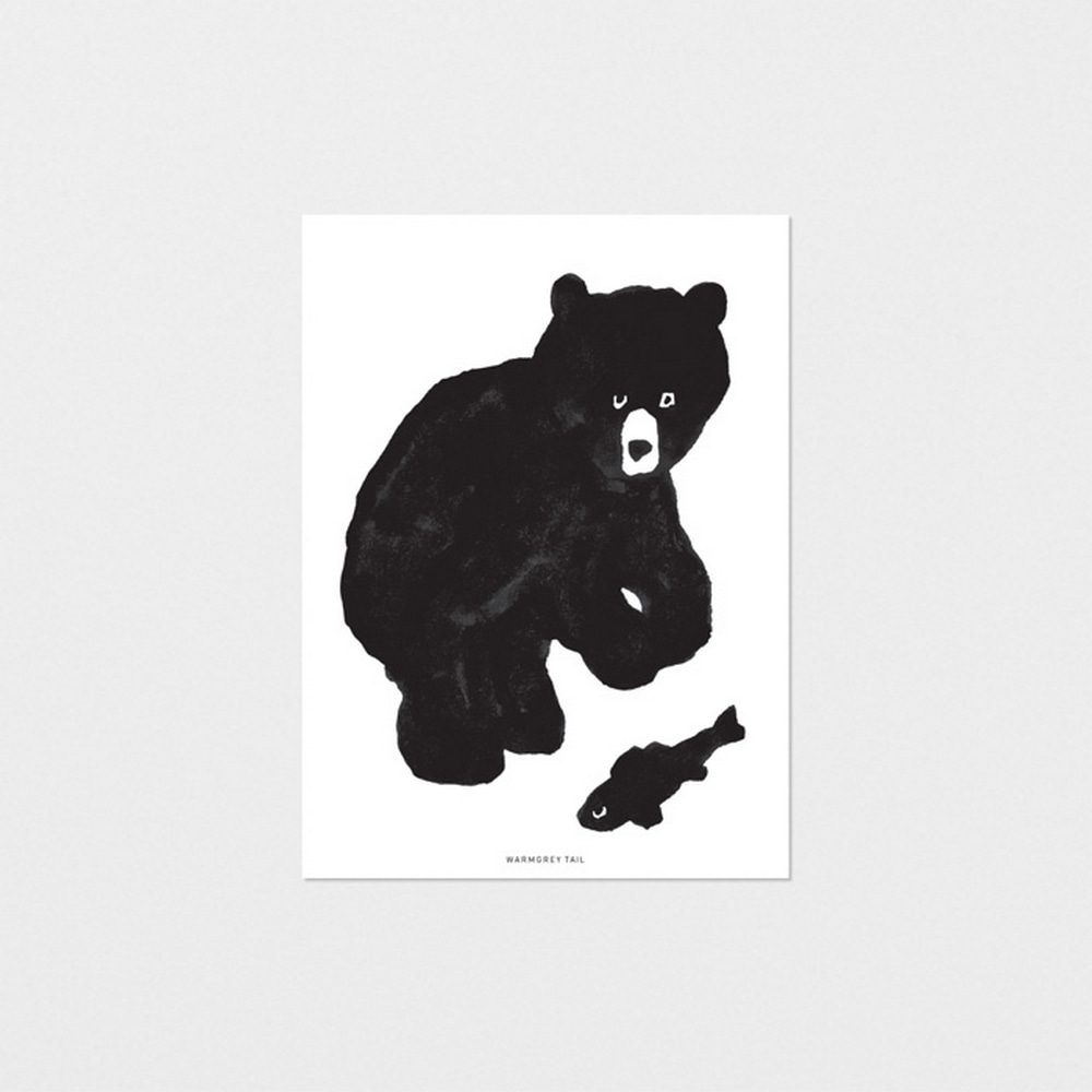 Postkarte - Black Bear