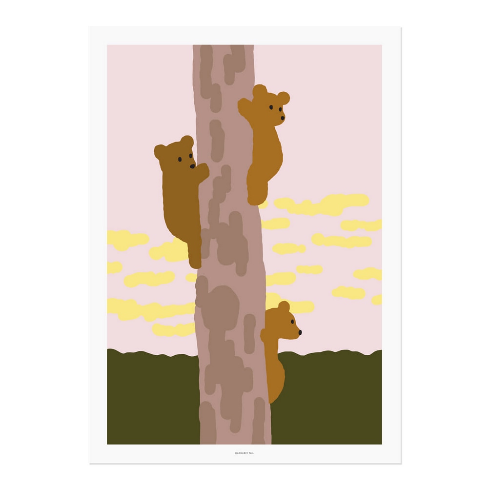 Postkarte - Trees&Bears