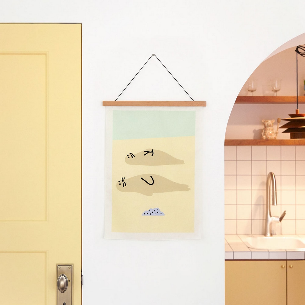 Fabric Poster - Seal Friends – Bild 2