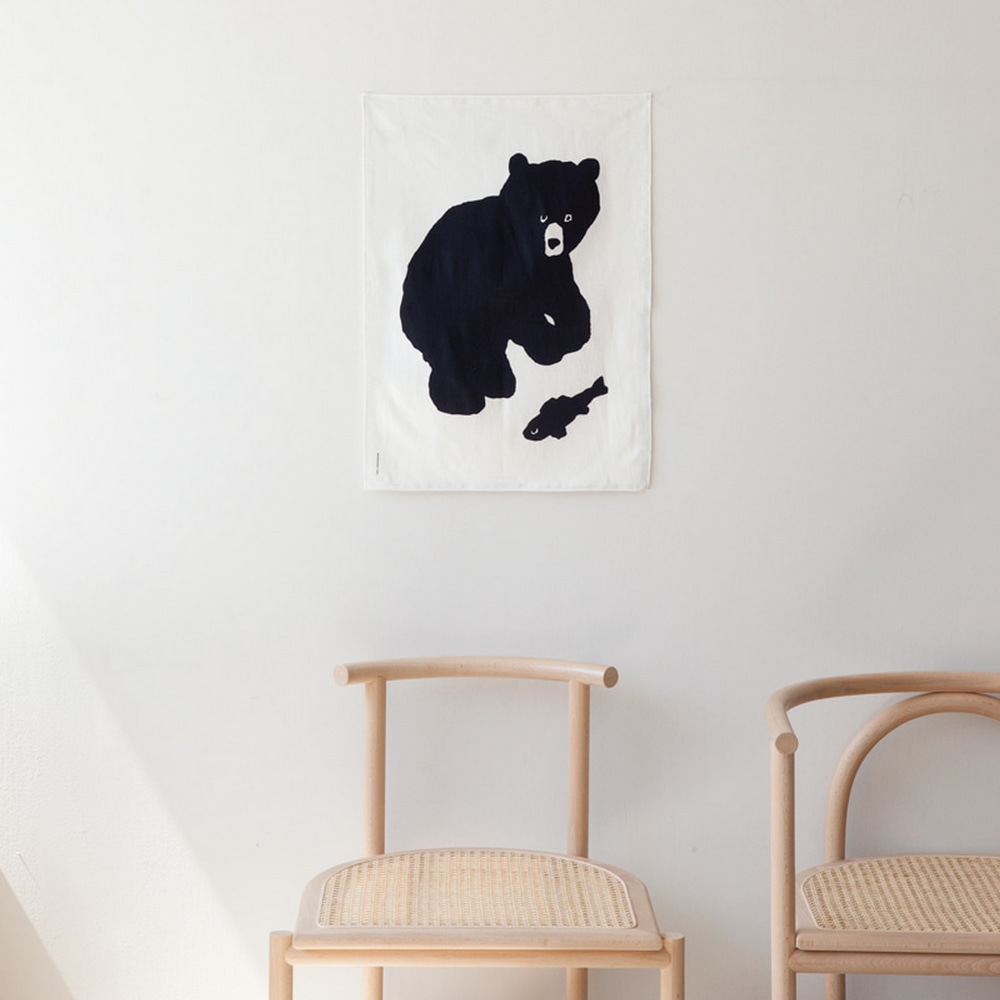 Fabric Poster - Black Bear – Bild 7