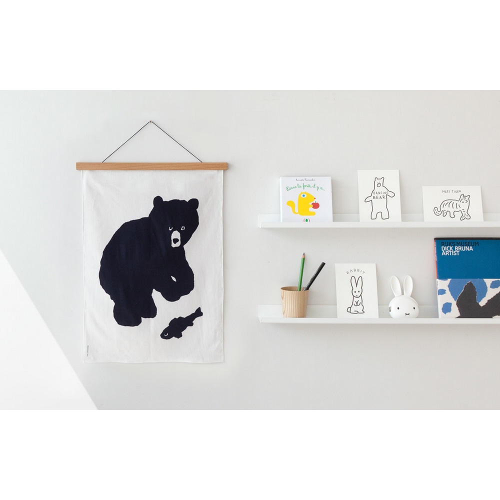 Fabric Poster - Black Bear – Bild 2