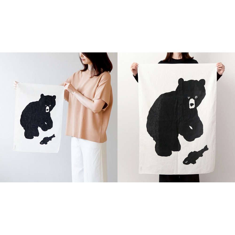 Fabric Poster - Black Bear – Bild 4