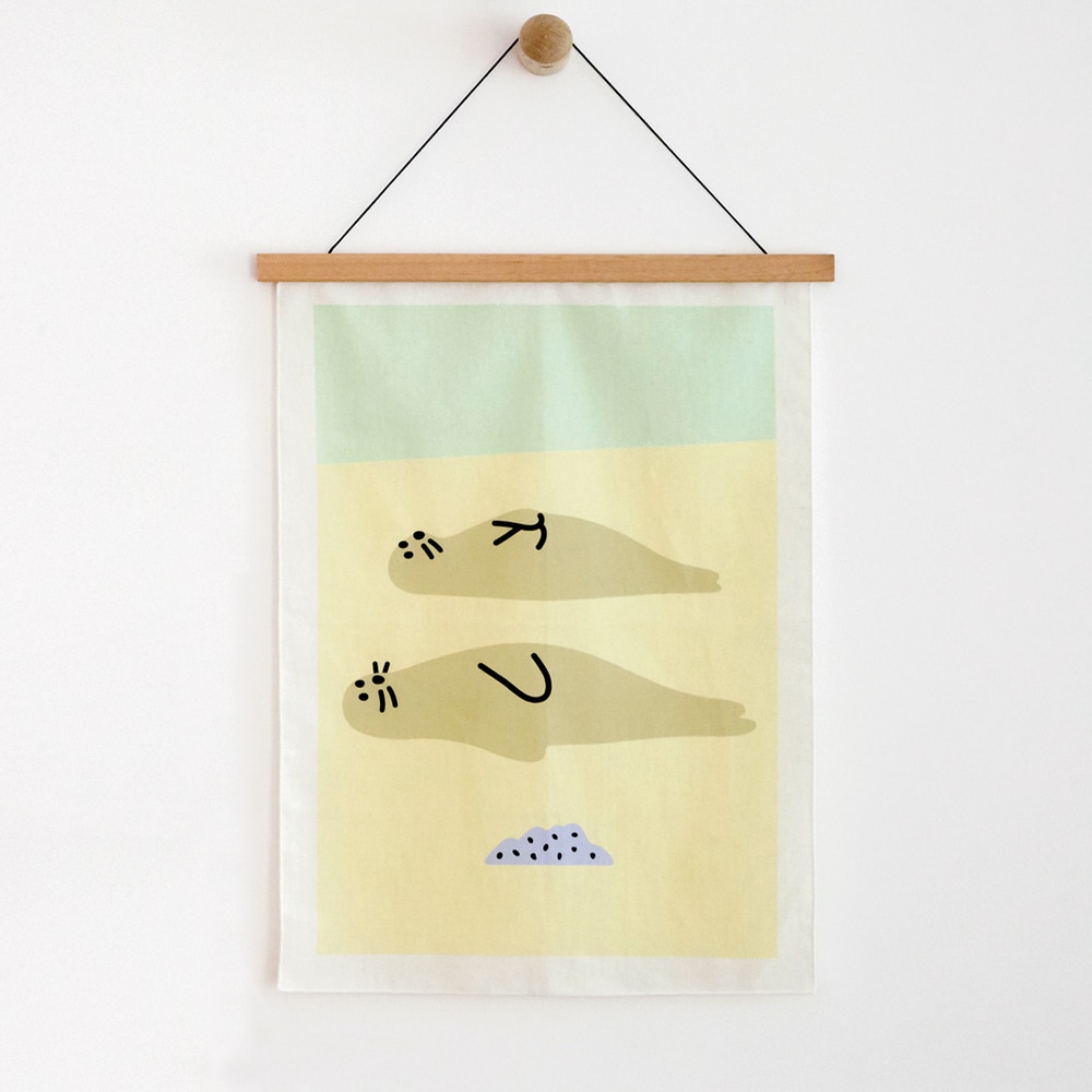 Fabric Poster - Seal Friends
