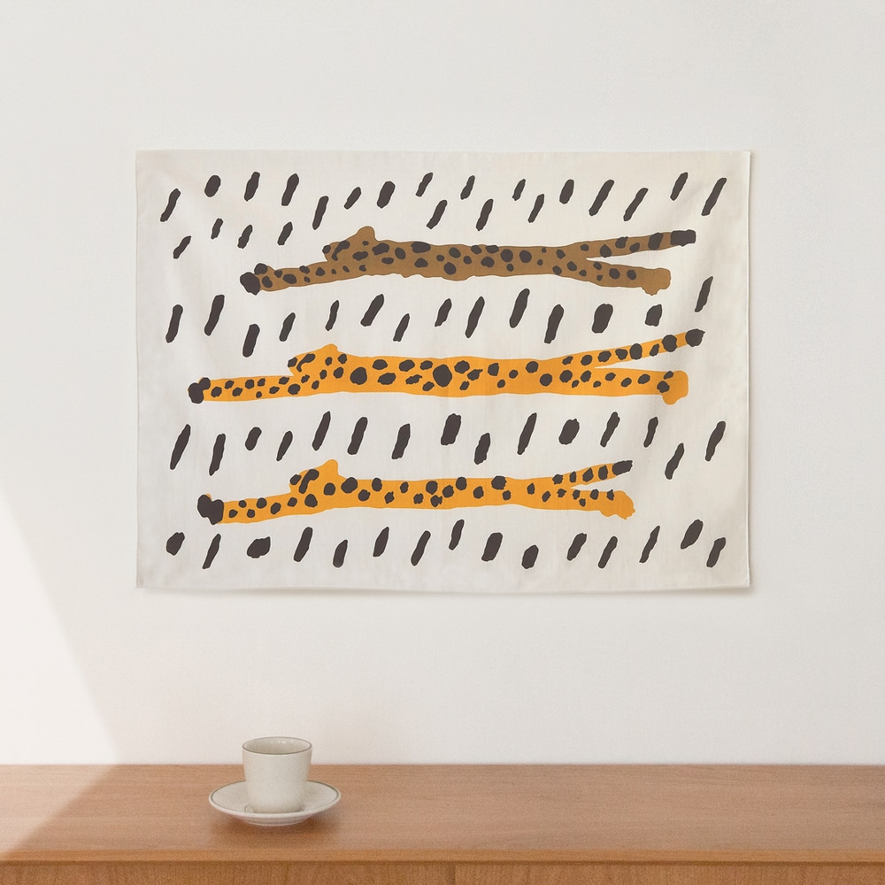 Fabric Poster - Run Cheetah Run