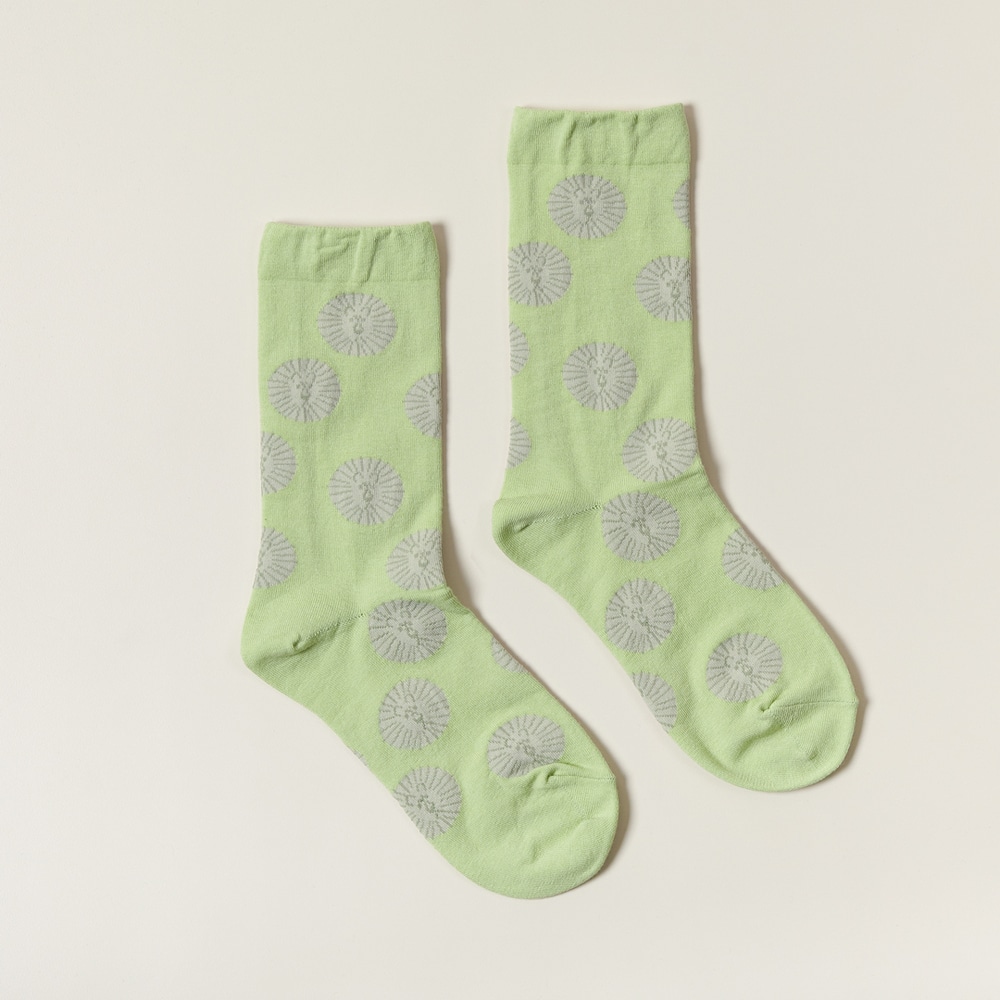 Warmgreytail x Sockstaz Socken Lion Mint.