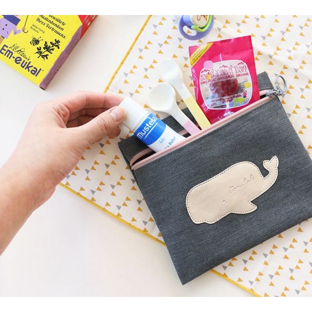 Windeltasche - Iconic Diaper Pouch Set Charcoal – Bild 3