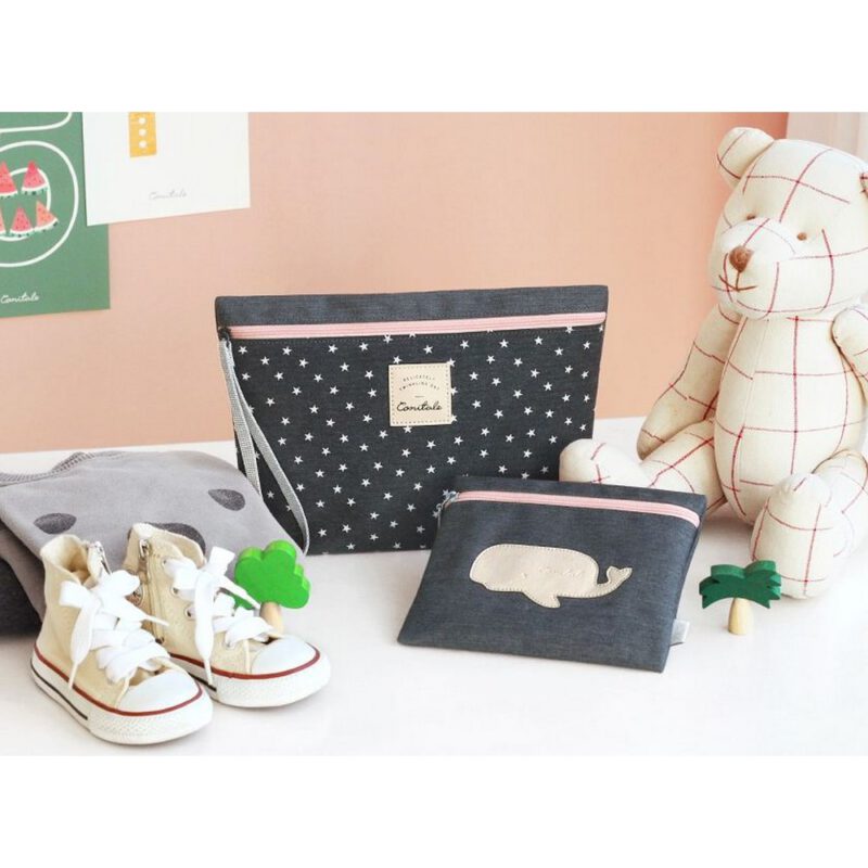 Windeltasche - Iconic Diaper Pouch Set Charcoal