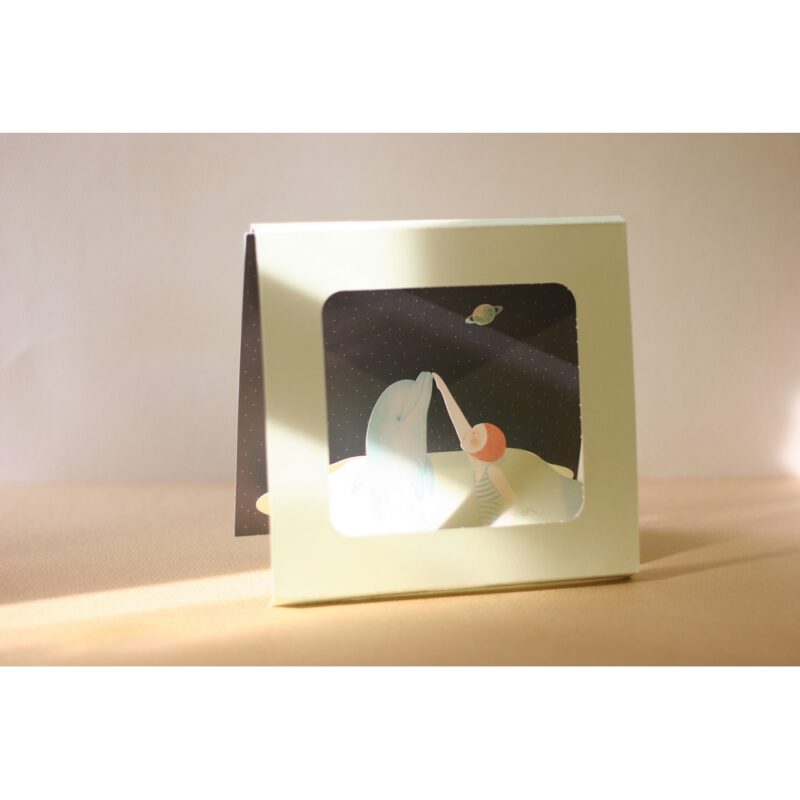 Grußkarte - Dolphin Frame Card