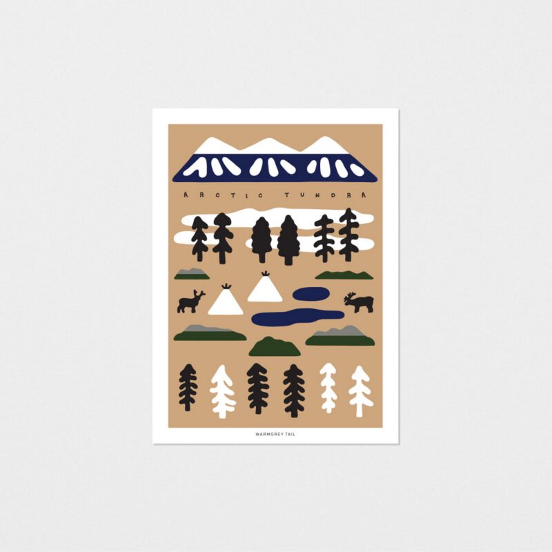 Postkarte - Tundra