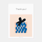 Postkarte - Gift Box Thank you