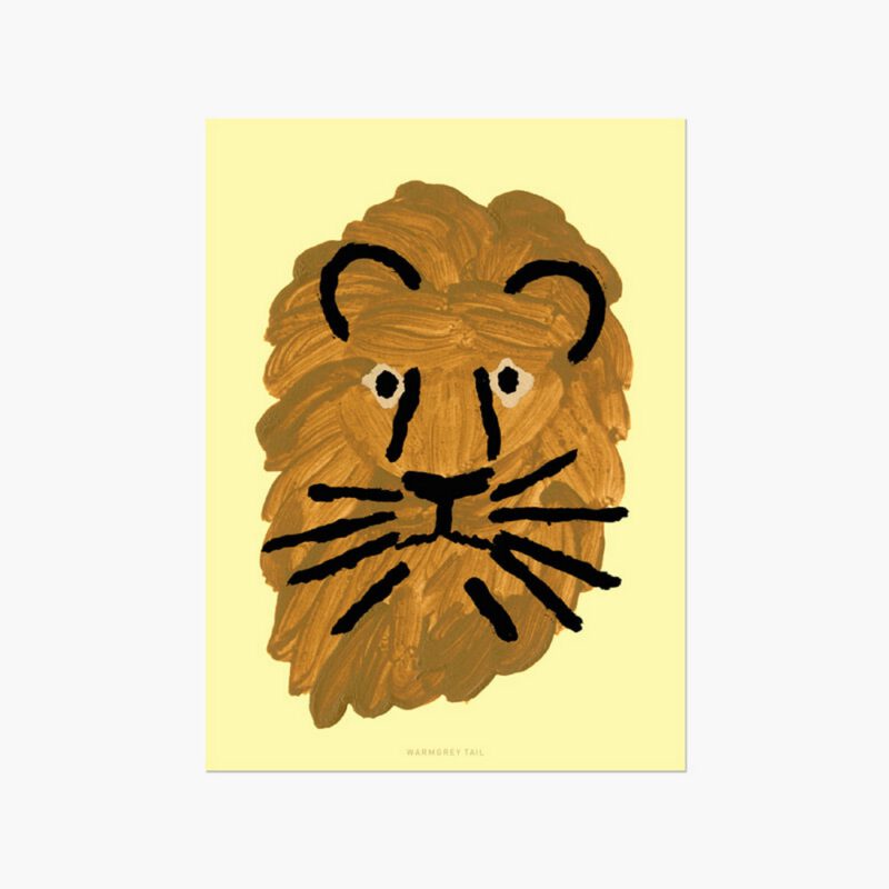 Postkarte - Lion