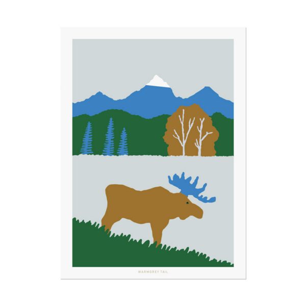 Postkarte - Moose