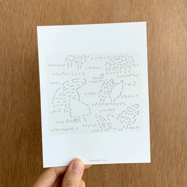 Postkarte - Fox&Rabbit
