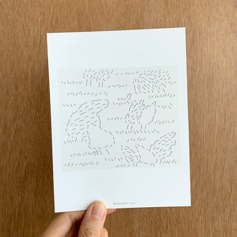 Postkarte - Fox&Rabbit