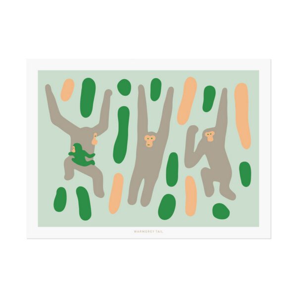 Postkarte - Monkey Jungle