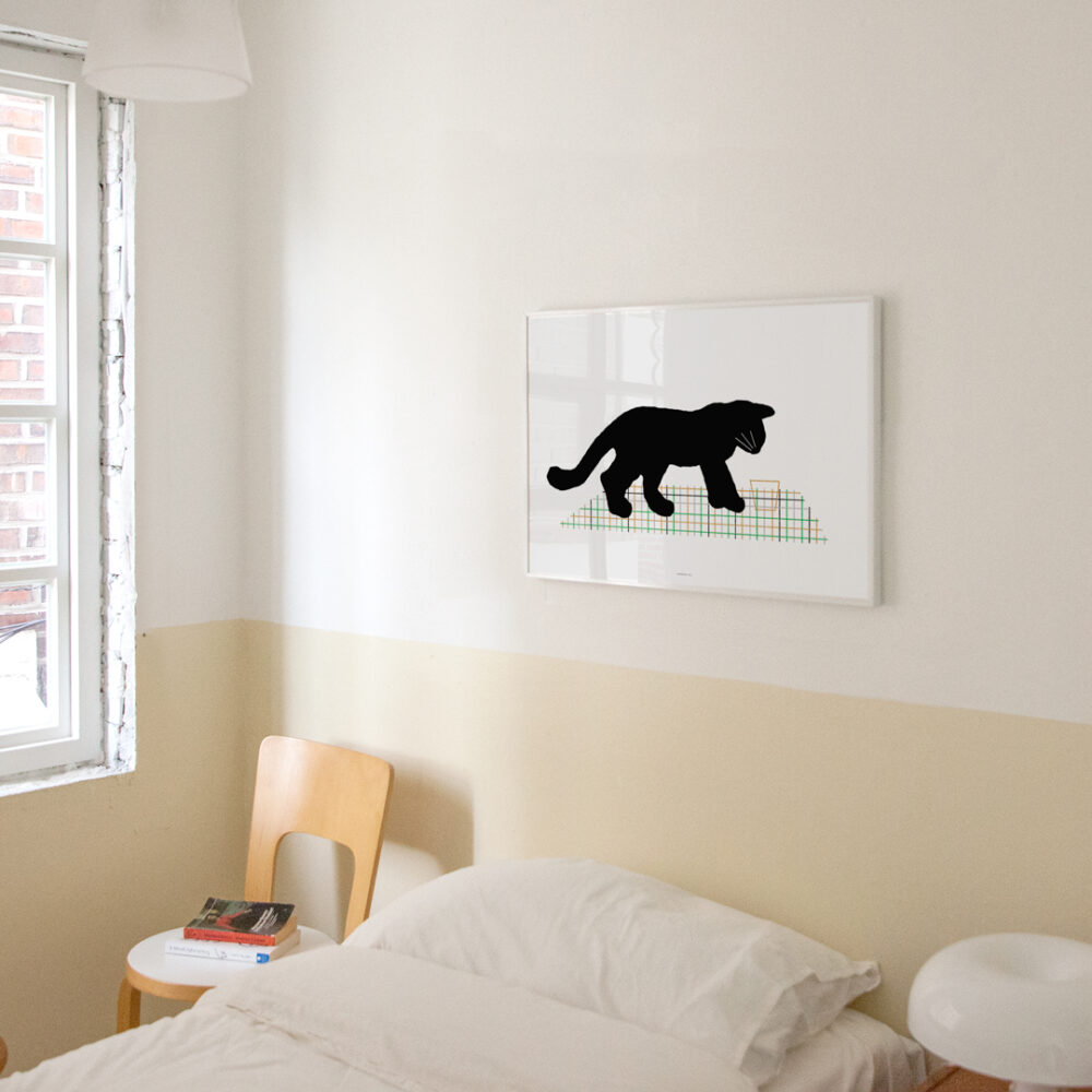 ArtPrint - Black Cat – Bild 3