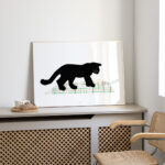 ArtPrint - Black Cat