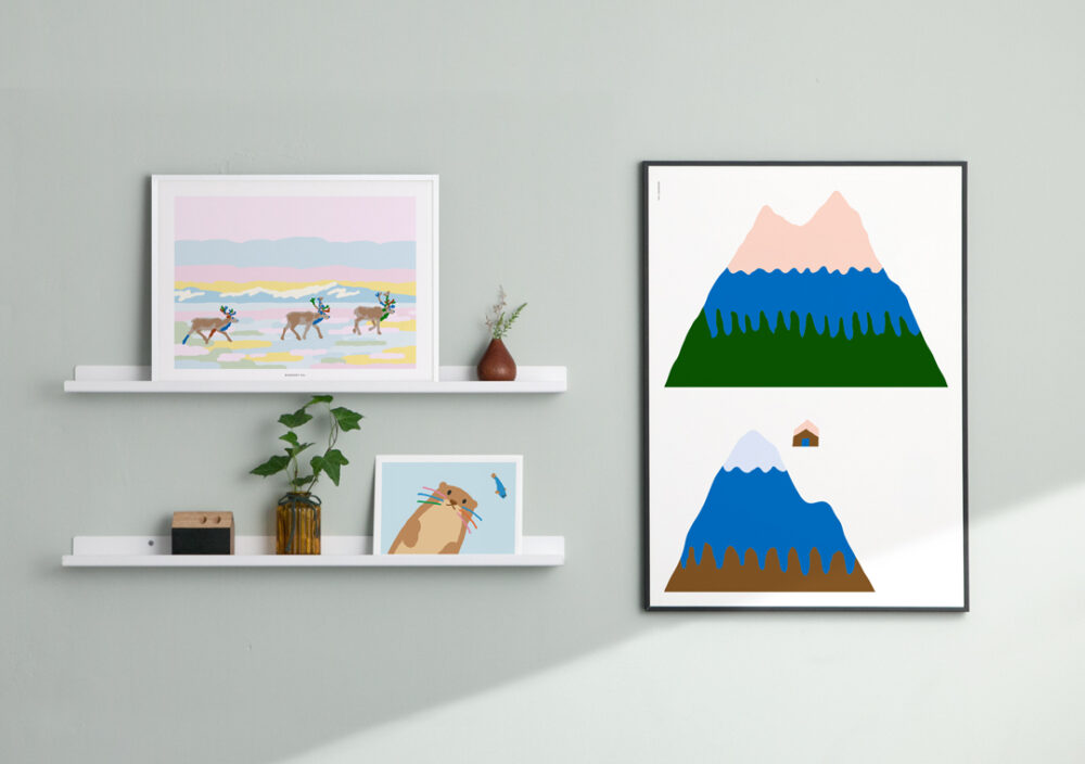 ArtPrint - Pink Mountain 2 – Bild 4