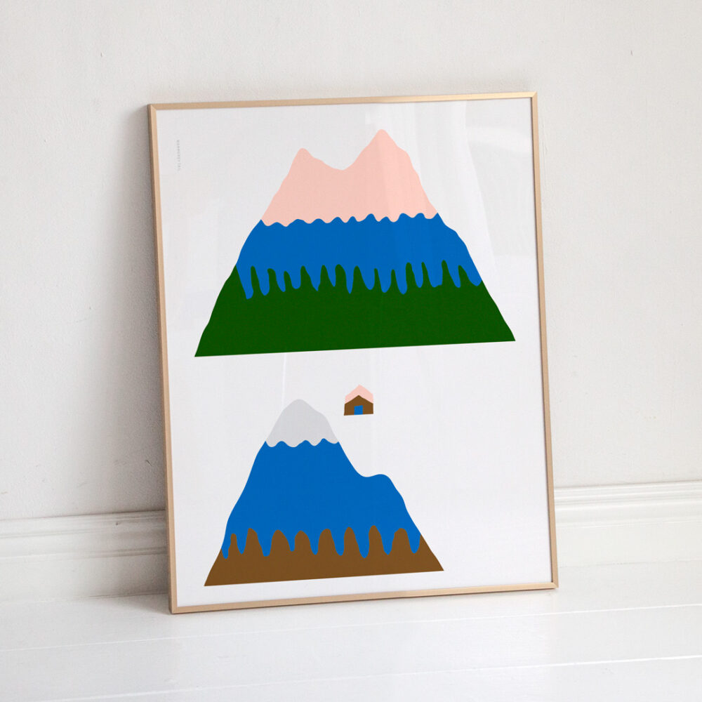 ArtPrint - Pink Mountain 2