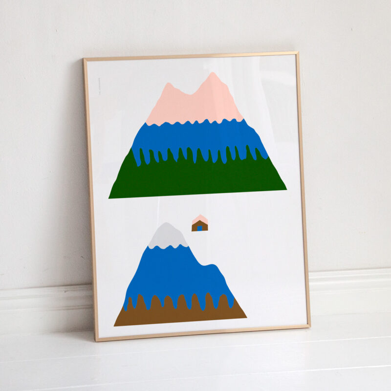 ArtPrint - Pink Mountain 2