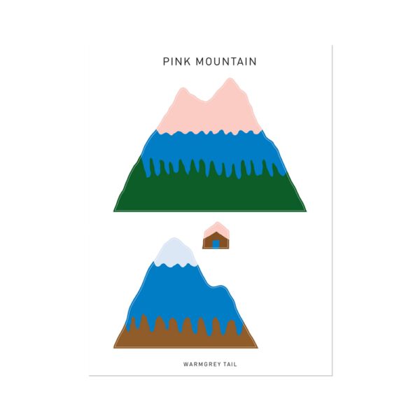 Sticker - Pink Mountain
