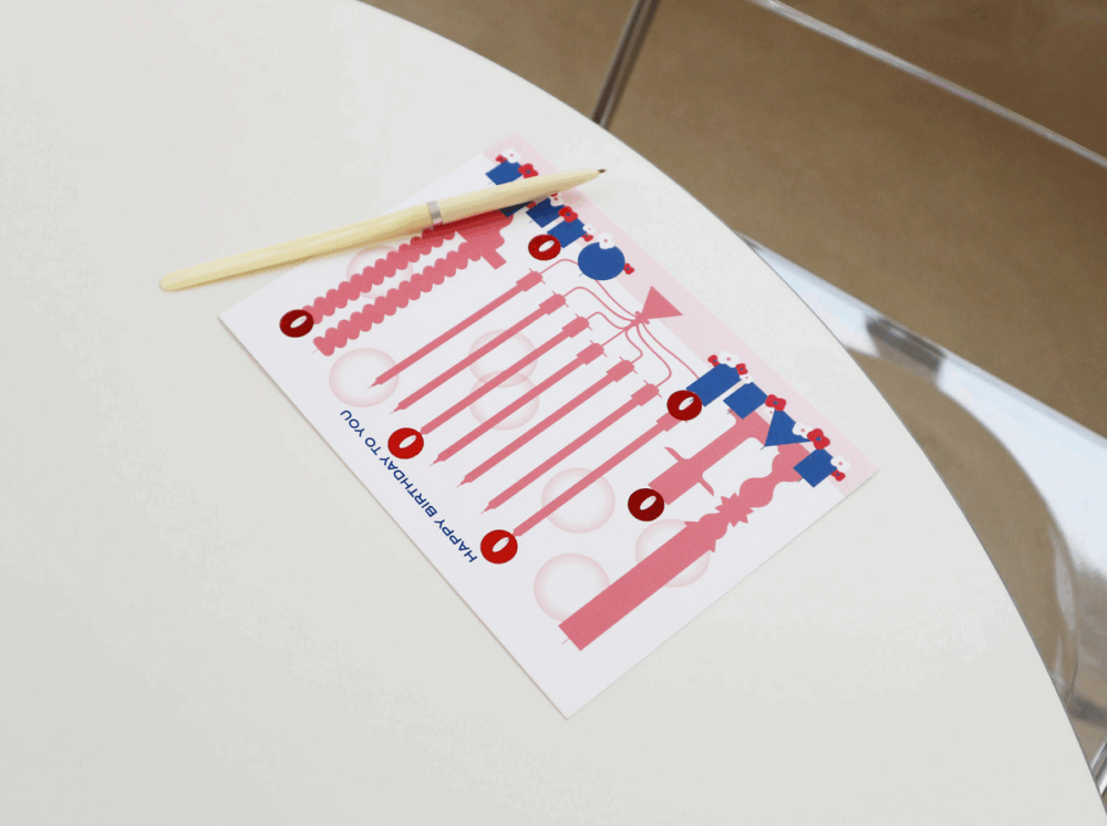 Candle Light Sticker Card – Bild 2