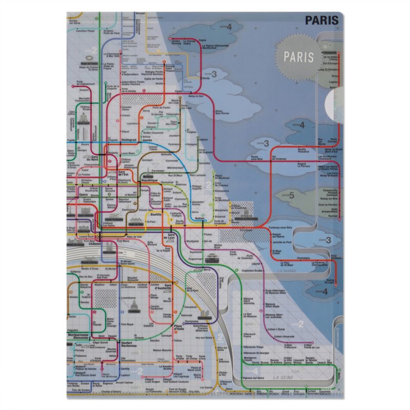 A4 File Folder - Paris