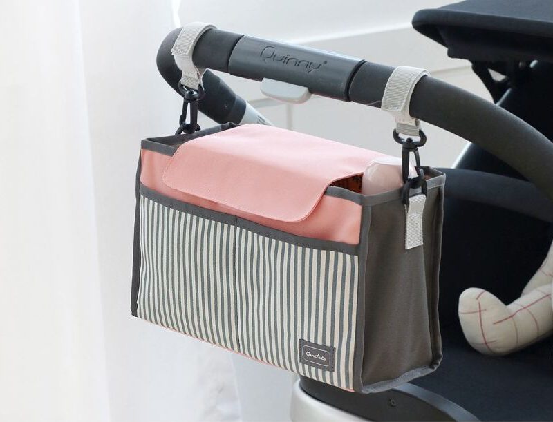 Baby-, Kinderwagentasche - Baby Bag in Bag Pink