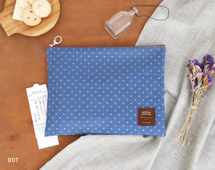 Flachbeutel - Basic Pouch L  Dot