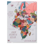 A4 File Folder Worldmap