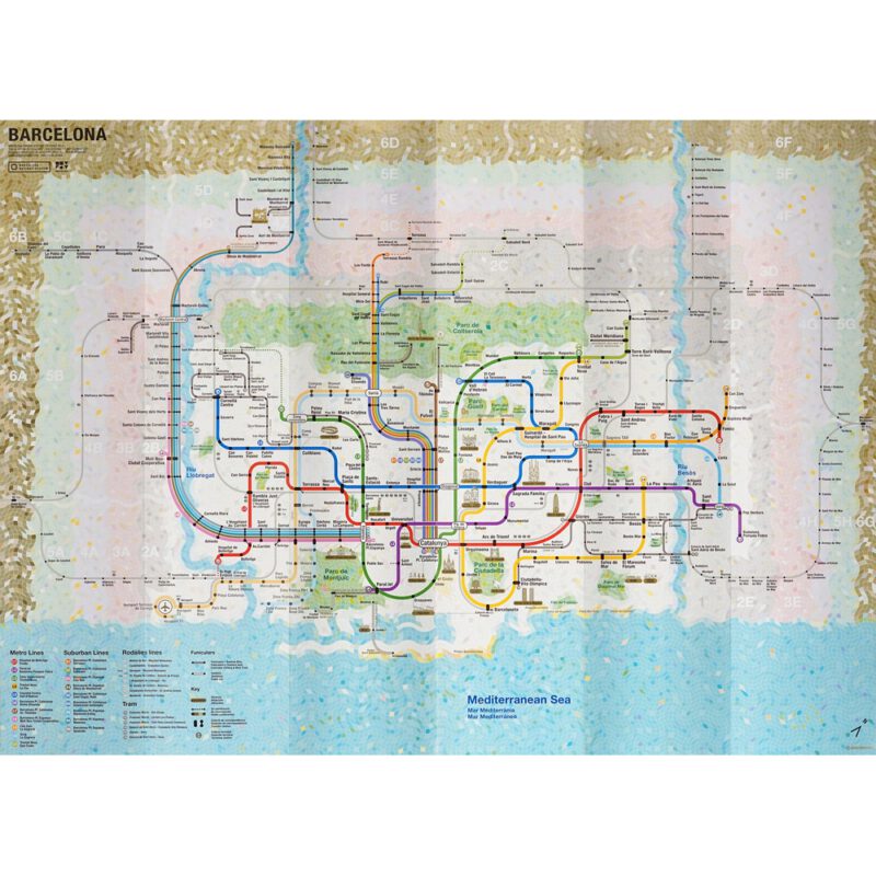 Railway Citymap - Barcelona