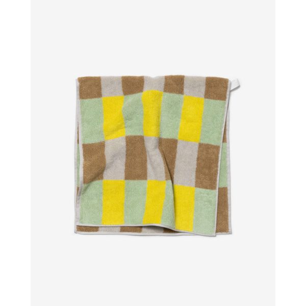 Handtuch - Check Sand Yellow