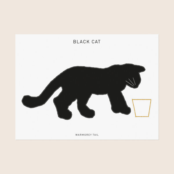 Sticker - Black Cat