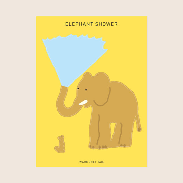 Sticker - Elephant Shower