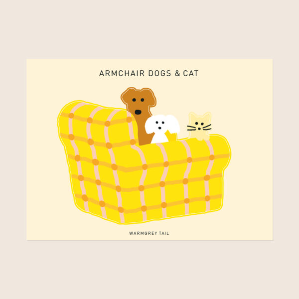 Sticker - Armchair Dogs&Cat