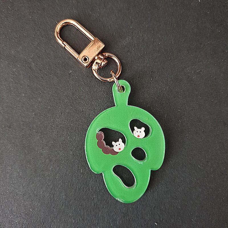 Acrylic Keyring - Treeleaf