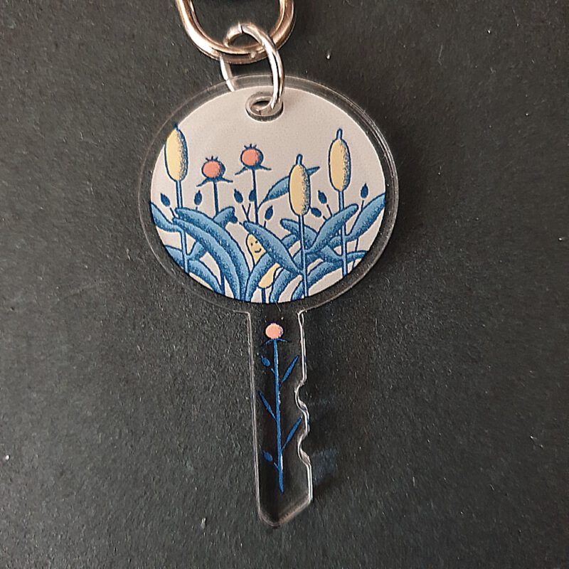 Acrylic Keyring - Gingerbread Garden