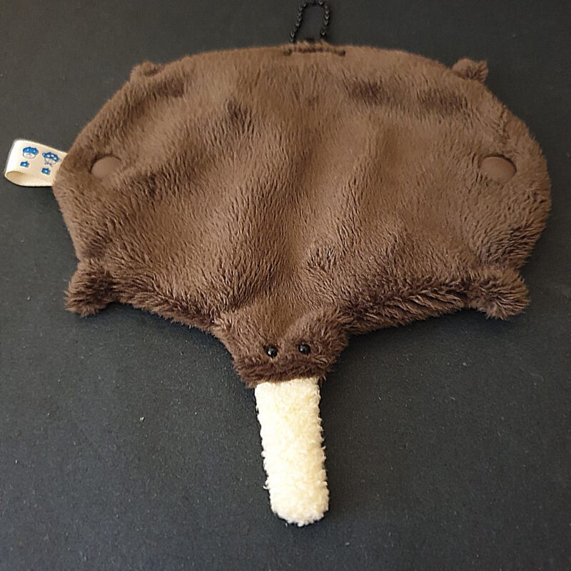 Keyring Coaster - Kiwibird Brown