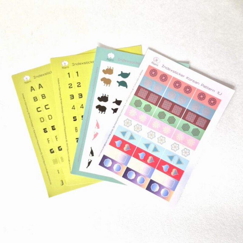 Indexsticker Set A