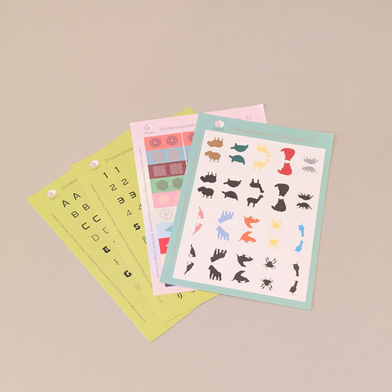 Indexsticker Set A