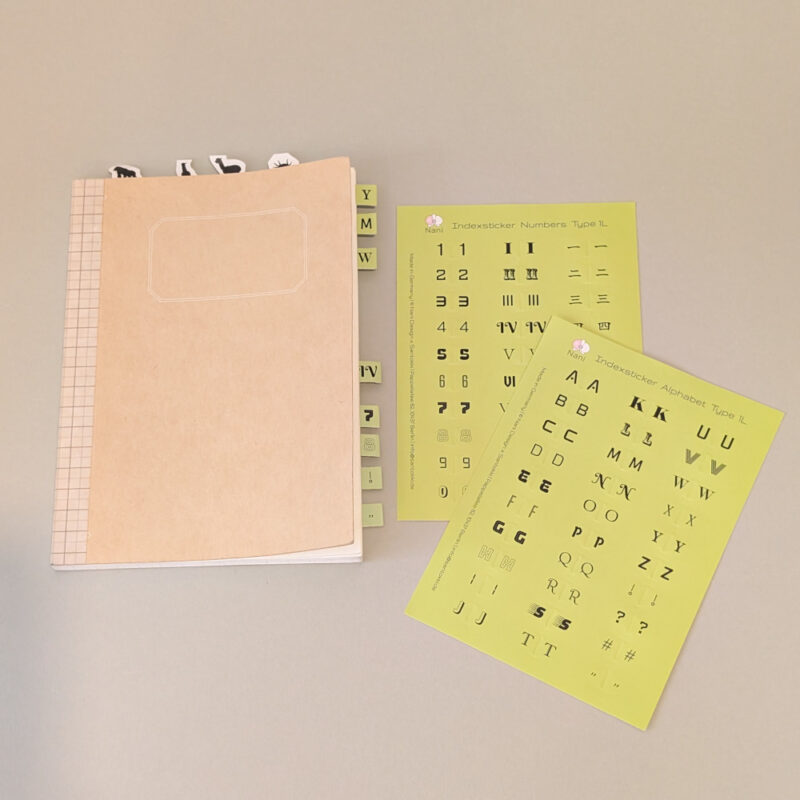 Indexsticker Set B