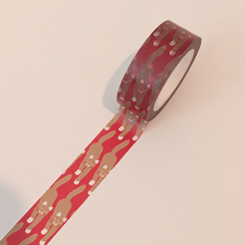 Papertape - Cat Red