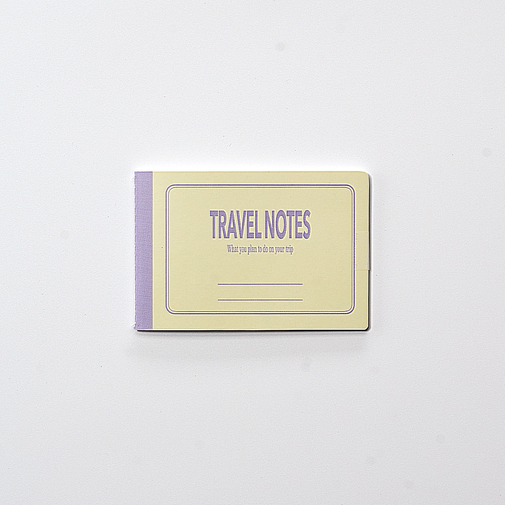 Kleine Reisenotizhefte im Vintage Design, Travel Note in der Version Lilac.