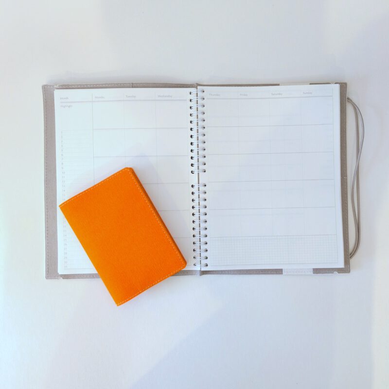 Bundle - Half Diary Standard L + Haha Passport Cover