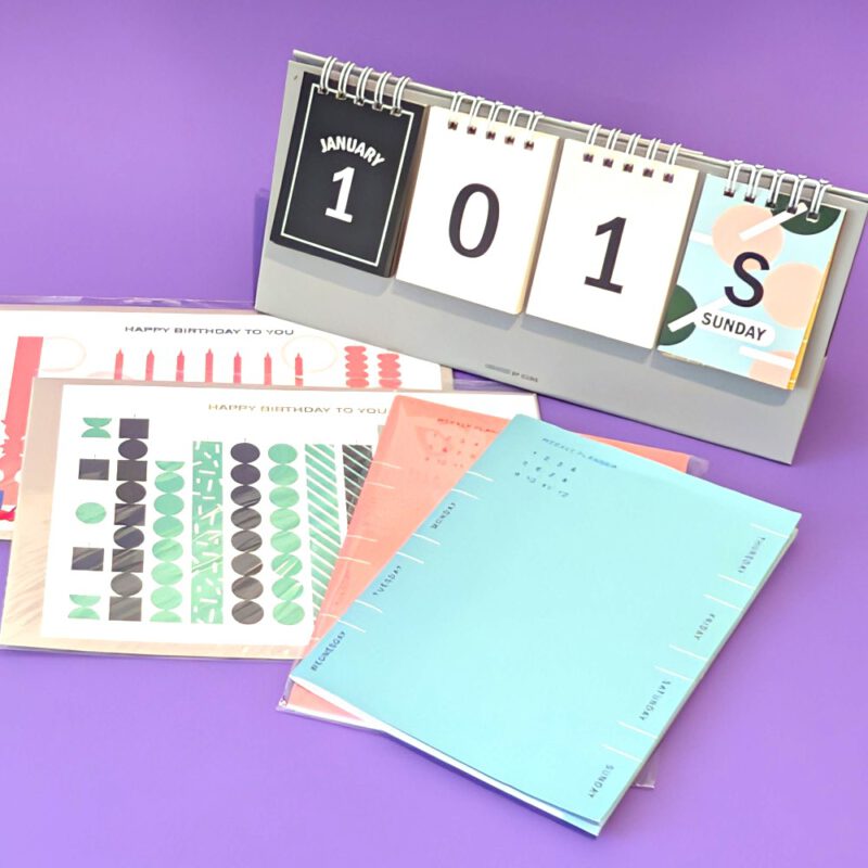 Bundle - Weekly Planner + BirthdayCard + D-Day Flipcalendar