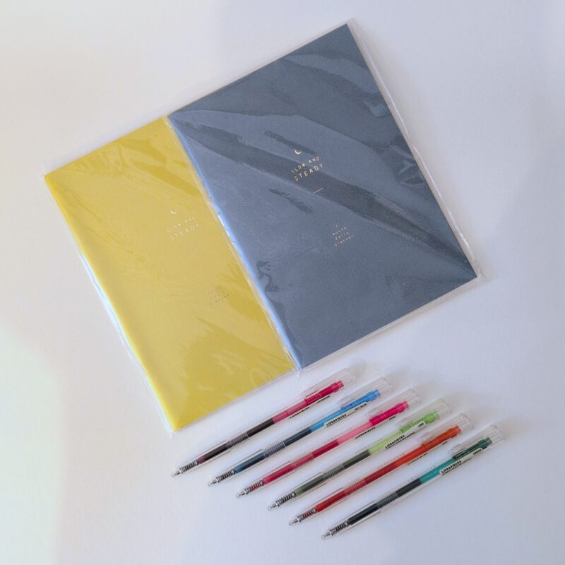 Bundle - Clear Gelpen 0.38 6Stk + 1Month Planner