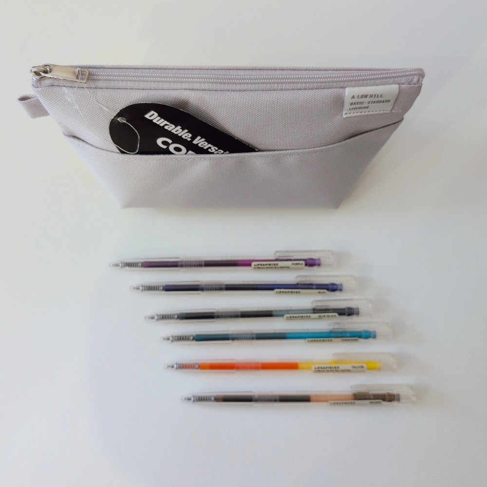 Bundle - Clear Gelpen 0.38 6Stk + Cordura Pencil Pouch – Bild 4