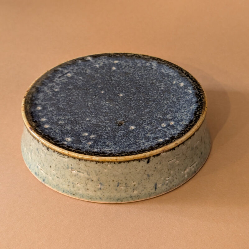 Anrichtplatte - Blue Round Plate